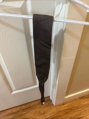 Eton Dark Brown Textured Knit Tie